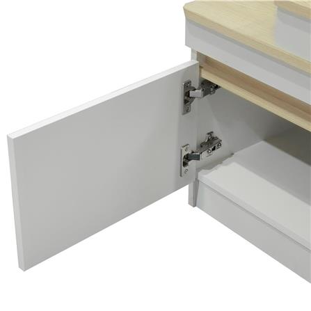 BUDDHA ALTAR CABINET FURDINI PSP-9357 PEARL 80CM PINE OAK/WHITE [EXCLUSIVE FROM HOMEPRO THAILAND]