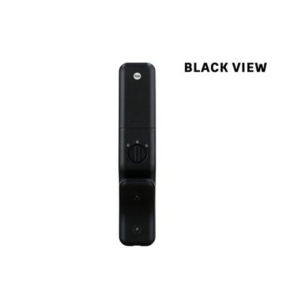 YALE PUSH & PULL MORTISE LOCK KYRA PRO MATTE BLACK C/W YALE CONNECT BRIDGE