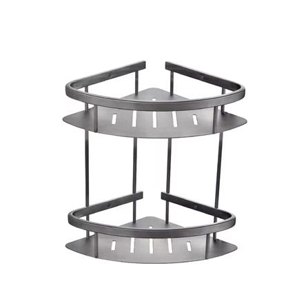 CABANA DOUBLE SHELF CB781-GM GUN METAL STAINLESS STEEL