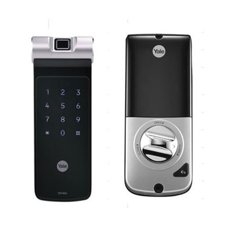 YALE DIGITAL FINGERPRINT TUBULAR DEADBOLT LOCK YDF40A BLACK