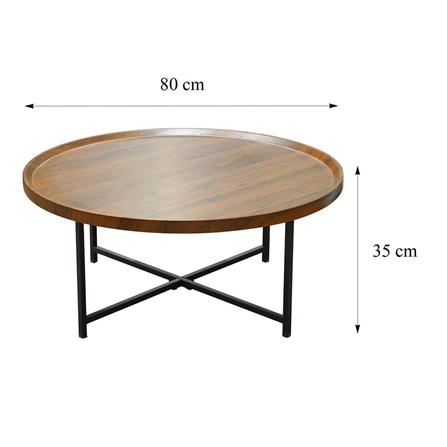2-PIECE COFFEE TABLE SET FURDINI HEAL WALNUT [EXCLUSIVE FROM HOMEPRO THAILAND]