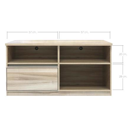 TV CABINET BURO WALLY 120CM AROMA OAK [EXCLUSIVE FROM HOMEPRO THAILAND]