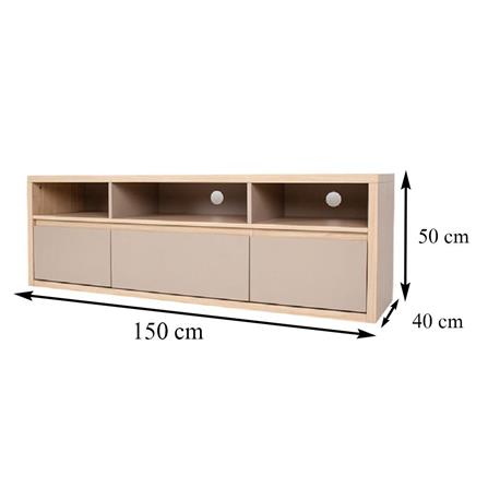 TV STAND FURDINI PSP-6175 150CM OAK/BROWN