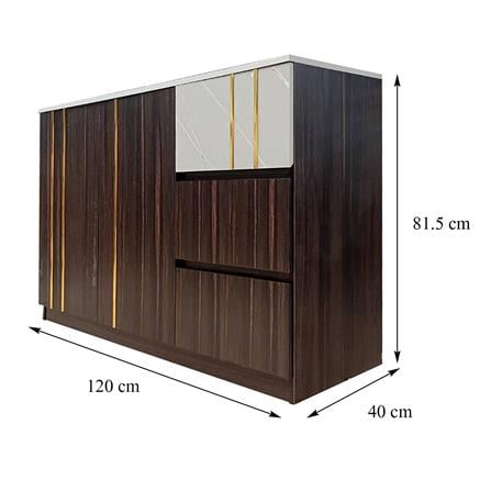 LOW CABINET FURDINI ATLANTA 120CM ACACIA/GREY [EXCLUSIVE FROM HOMEPRO THAILAND]