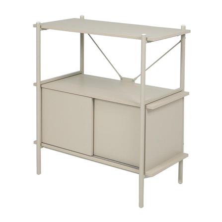 3-TIER SHELVING UNIT FURDINI SECA BS-1741ML 80CM CREAM [EXCLUSIVE FROM HOMEPRO THAILAND]