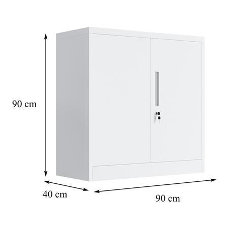 STEEL CABINET WITH 2 DOORS FURDINI KULLEN FYD-W003 WHITE [EXCLUSIVE FROM HOMEPRO THAILAND]