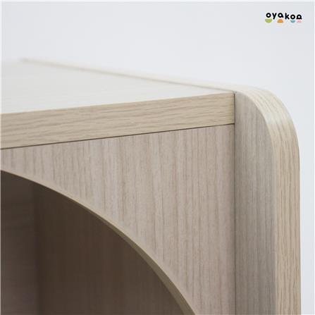 KIDS OPEN CABINET WITH 4 COMPARTMENTS OYAKOO CHARLIE'S CUBE 82.4CM OAK [EXCLUSIVE FROM HOMEPRO THAILAND]
