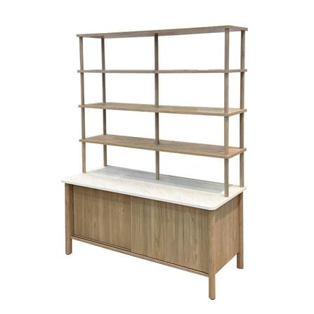 MULTIFUNCTIONAL SHELVING UNIT FURDINI TERRA 119CM OAK [EXCLUSIVE FROM HOMEPRO THAILAND]