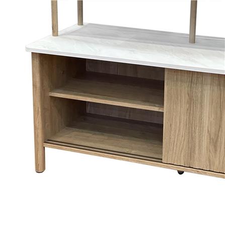 MULTIFUNCTIONAL SHELVING UNIT FURDINI TERRA 119CM OAK [EXCLUSIVE FROM HOMEPRO THAILAND]