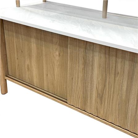 MULTIFUNCTIONAL SHELVING UNIT FURDINI TERRA 119CM OAK [EXCLUSIVE FROM HOMEPRO THAILAND]