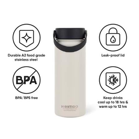 MONTIGO 18OZ ACE BOTTLE 530M  -STONE GREY