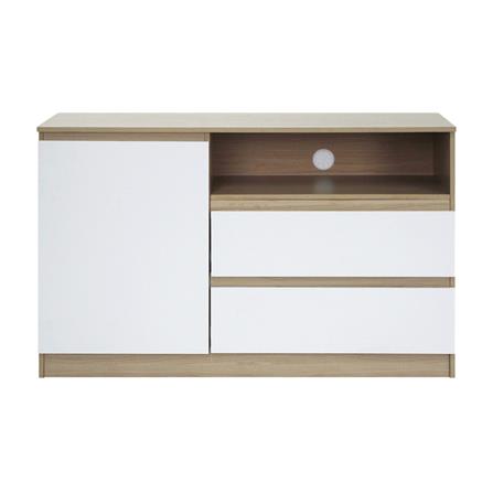 TV CABINET 2D1O 120x75 PROGRET OAK/WHITE