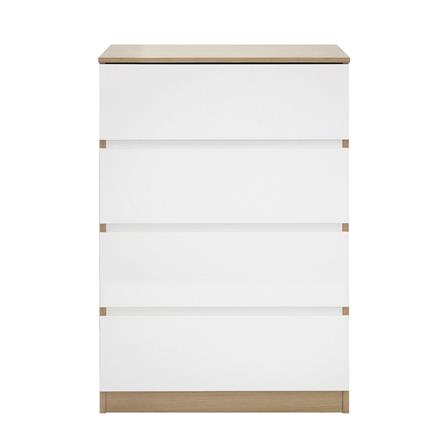 CHEST OF 4 DRAWERS FURDINI PROGRET 59CM OAK/WHITE