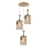 RIGHT OBJECTIVES PENDANT LAMP 16537-3R GOLD 35CM