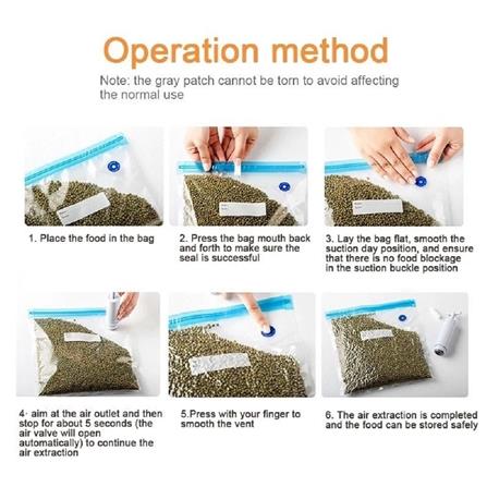 KLEENZPRO FOOD VACUUM KIT WITH PUMP