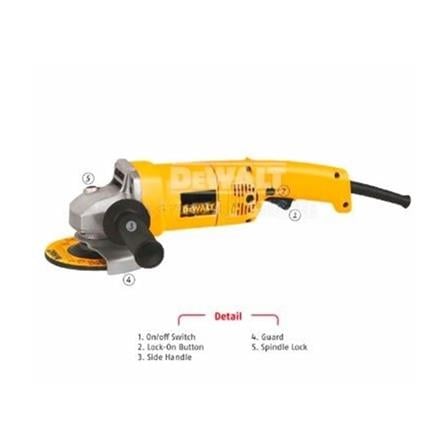 DEWALT 5" ANGLE GRINDER 1400W DW830-XD (TRIGGER SWITCH)