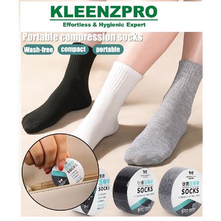 KLEENZPRO DISPOSSABLE UNISEX SOCKS - BOAT SOCKS (5 PAIRS)