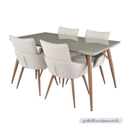 SWIVEL DINING CHAIR FURDINI MABEL BROWN [EXCLUSIVE FROM HOMEPRO THAILAND]