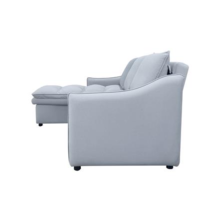 LEFT-HAND FACING L-SHAPED SOFA FURDINI MARCEL PET FRIENDLY GREY [EXCLUSIVE FROM HOMEPRO THAILAND]