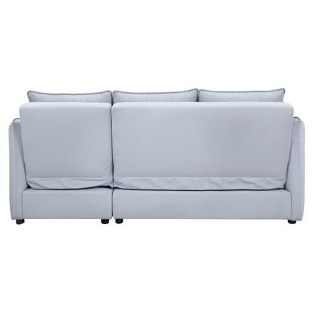 RIGHT-HAND FACING L-SHAPED SOFA FURDINI MARCEL PET FRIENDLY GREY [EXCLUSIVE FROM HOMEPRO THAILAND]