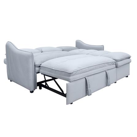 RIGHT-HAND FACING L-SHAPED SOFA FURDINI MARCEL PET FRIENDLY GREY [EXCLUSIVE FROM HOMEPRO THAILAND]