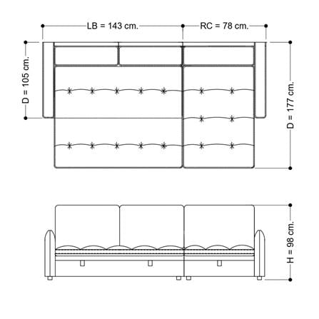 RIGHT-HAND FACING L-SHAPED SOFA FURDINI MARCEL PET FRIENDLY WHITE [EXCLUSIVE FROM HOMEPRO THAILAND]
