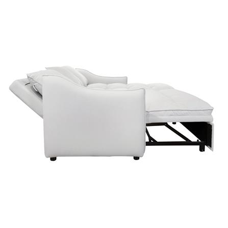 RIGHT-HAND FACING L-SHAPED SOFA FURDINI MARCEL PET FRIENDLY WHITE [EXCLUSIVE FROM HOMEPRO THAILAND]