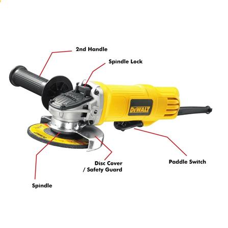DEWALT 4" ANGLE GRINDER 850W DWE8200PL-XD (PADDLE SWITCH)