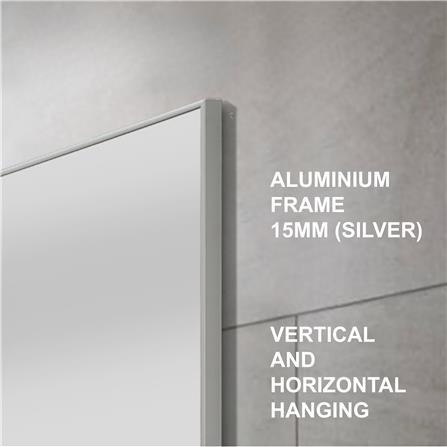 MOYA MIRROR 1001A/B 70x50CM BLACK