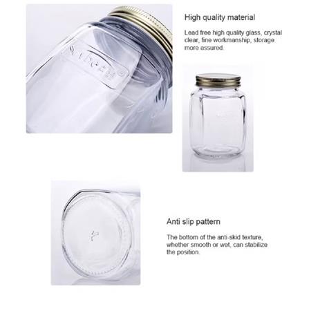 SCYBE MORGEN PRESERVING GLASS JAR  500ML