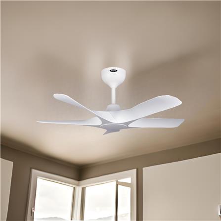FIERO CEILING FAN ALVIA 48 INCH 5-BLADE MATTE WHITE
