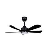 FIERO CEILING FAN ASTON LED 42 INCH 5 BLADE MATTE BLACK
