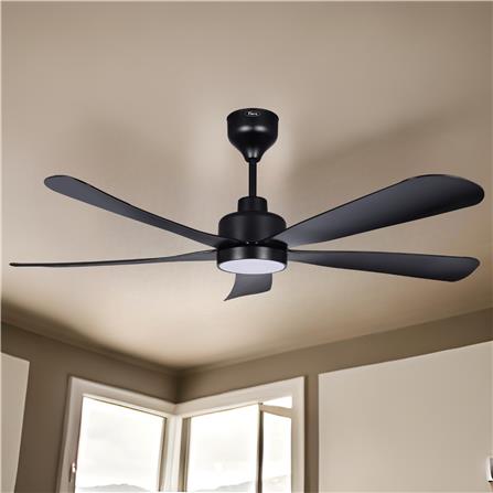 FIERO CEILING FAN ASTON LED 56 INCH 5 BLADE MATTE BLACK