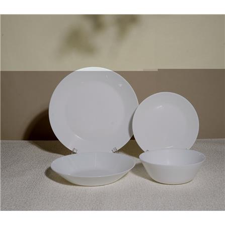 COSSY OPAL GLASS DINNER PLATE 10IN NNP100X