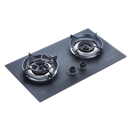 FABER FLEXIBLE CUT OUT GAS HOB FBIH-G752B430TGM BLACK 2 BURNERS 4.3KW 75CM