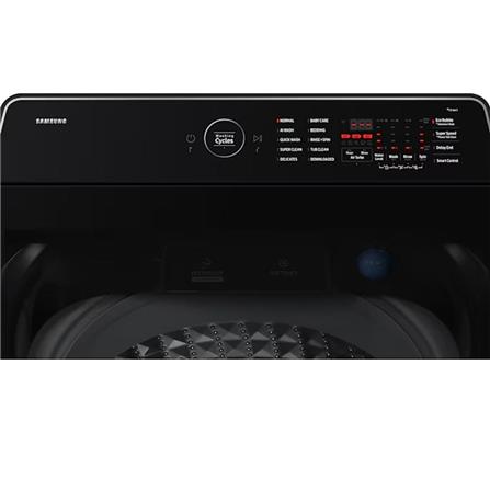 SAMSUNG TOP LOAD WASHING MACHINE WA80F15S5BFQ 15KG BLACK CAVIAR