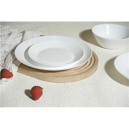 COSSY OPAL GLASS DESSERT PLATE 7.5IN NNP75X