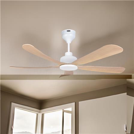 FIERO CEILING FAN ASTON 56 INCH 5 BLADE PINE WOOD