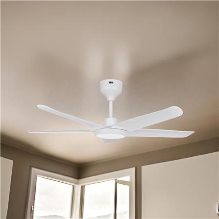 FIERO CEILING FAN FREYA LED 48 INCH 5 BLADE MATTE WHITE