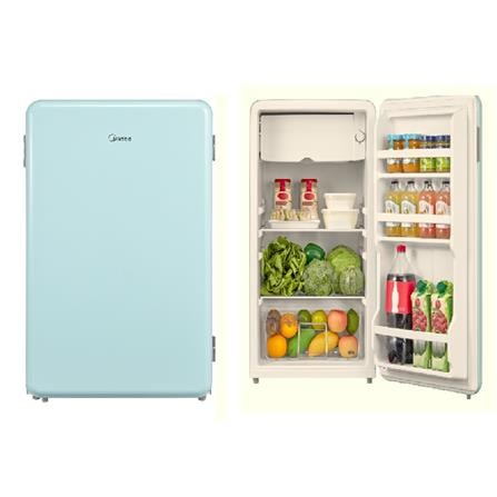 MIDEA 1 DOOR FRIDGE MINI BAR MDRD143FGD48 110L LIGHT GREEN