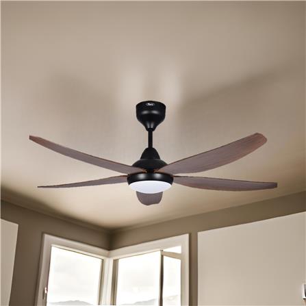FIERO CEILING FAN MIYA LED 56 INCH 5 BLADE WALNUT