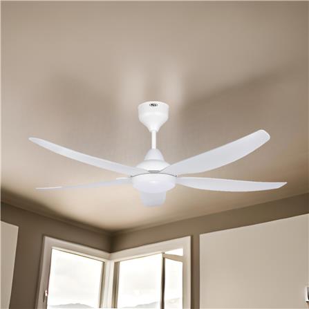 FIERO CEILING FAN MIYA LED 56 INCH 5 BLADE MATTE WHITE