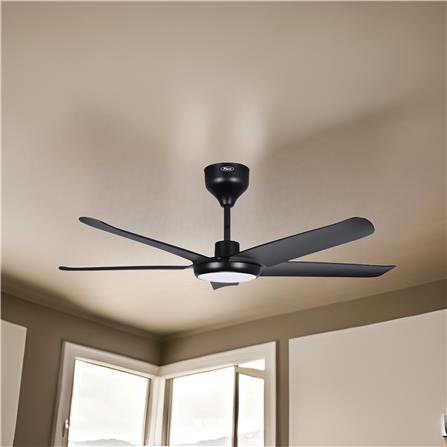 FIERO CEILING FAN FREYA LED 48 INCH 5 BLADE MATTE BLACK