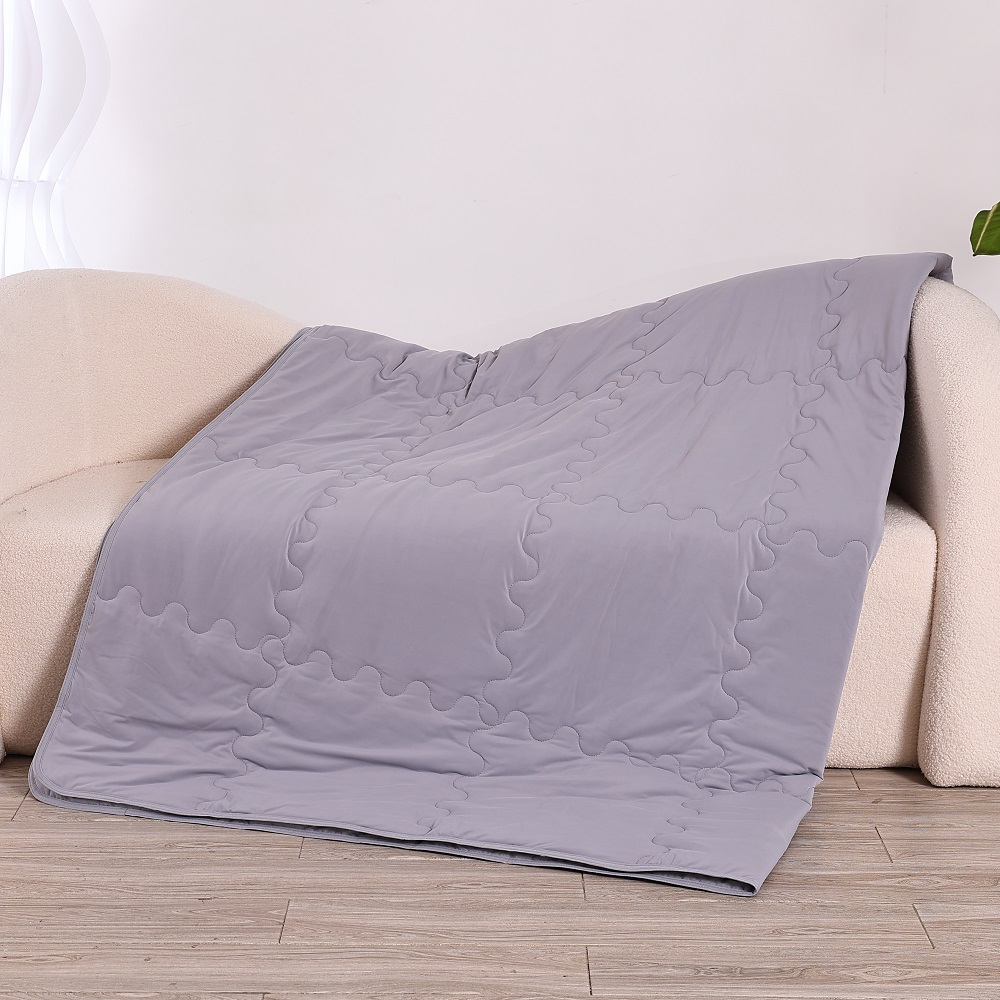 HOME LIVING STYLE COOLING LISBON BLANKET 70X90-GREY