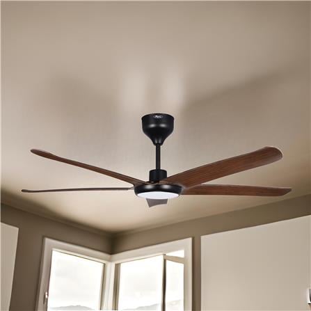 FIERO CEILING FAN FREYA LED 56 INCH 5 BLADE WALNUT