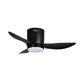 FIERO CEILING FAN JULIET LED 36 INCH 3 BLADE MATTE BLACK