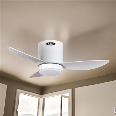 FIERO CEILING FAN JULIET LED 36 INCH 3 BLADE MATTE WHITE