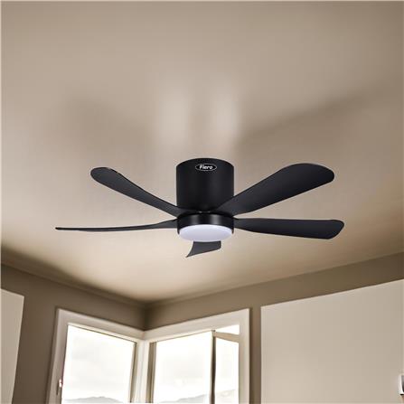 FIERO CEILING FAN MARTIN LED 42 INCH 5 BLADE MATTE BLACK