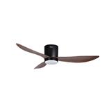 FIERO CEILING FAN JULIET LED 52 INCH 3 BLADE WALNUT