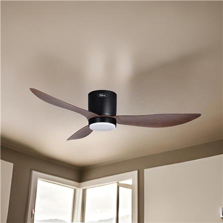 FIERO CEILING FAN JULIET LED 52 INCH 3 BLADE WALNUT